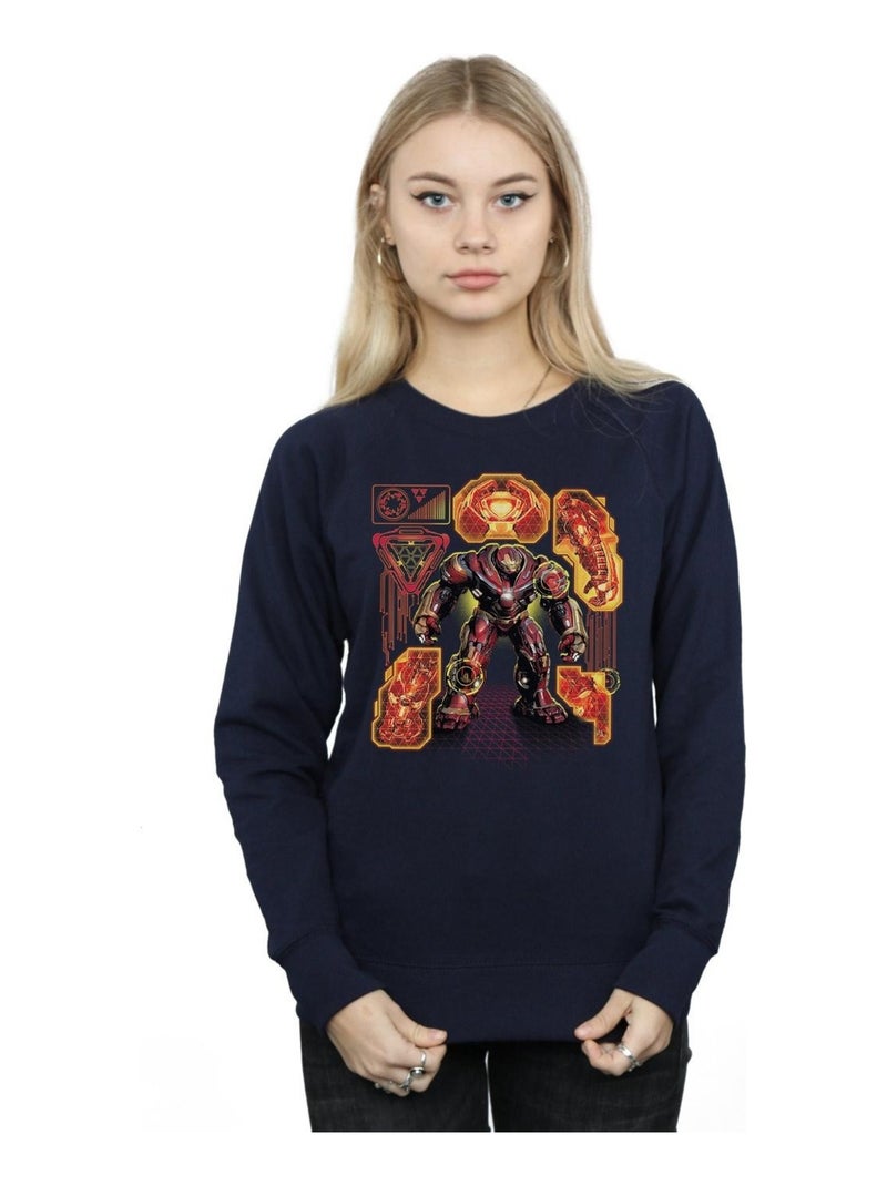 Marvel - Sweat AVENGERS INFINITY WARBUSTER Bleu marine - Kiabi