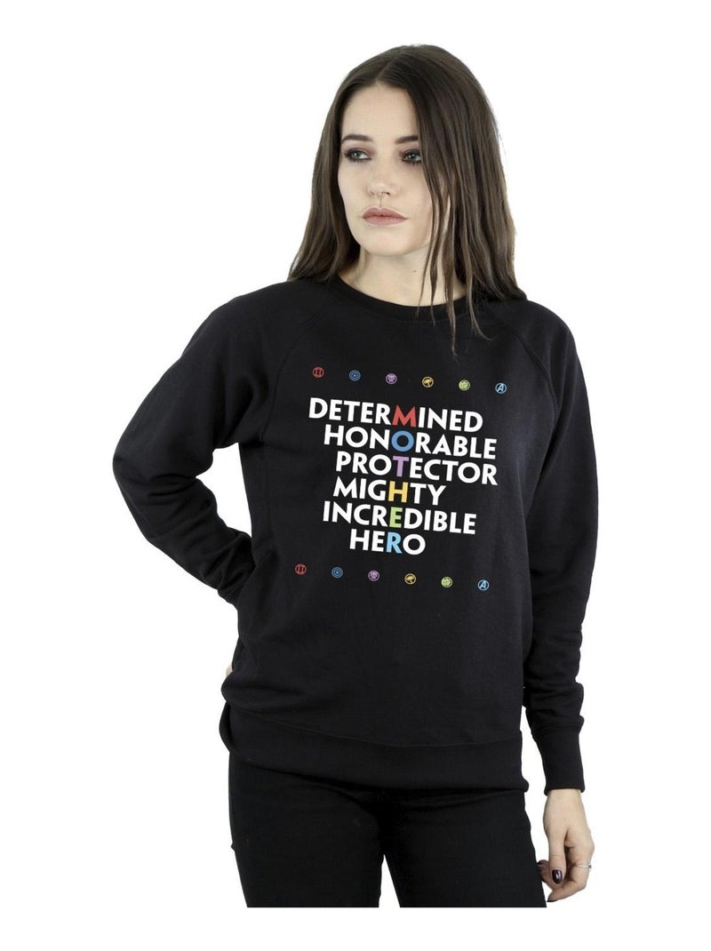 Marvel - Sweat AVENGERS MOTHER Noir - Kiabi