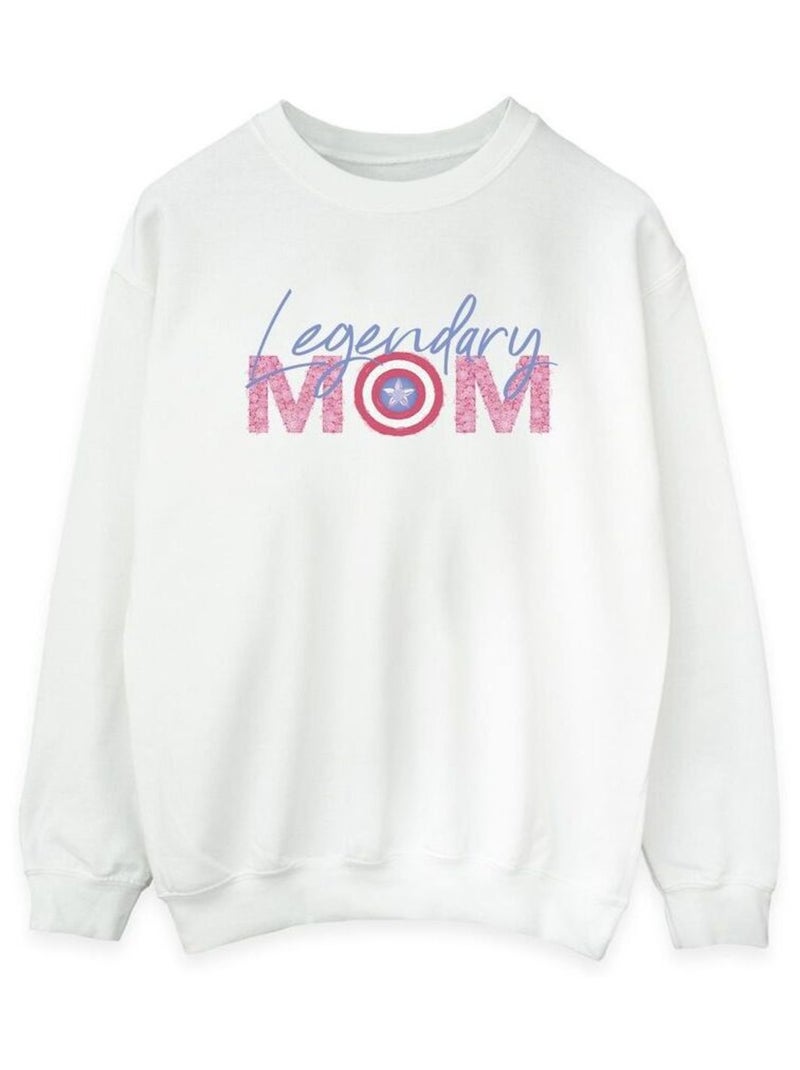 Marvel - Sweat AVENGERS MUM Blanc - Kiabi