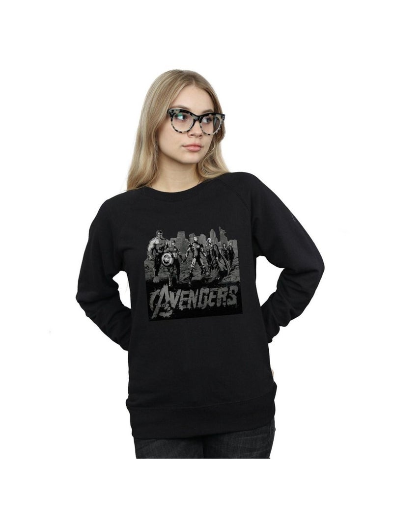Marvel - Sweat AVENGERS Noir - Kiabi