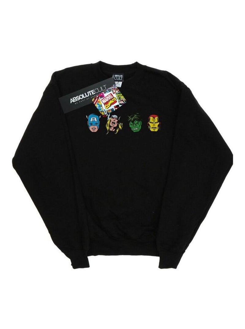 Marvel - Sweat AVENGERS Noir - Kiabi