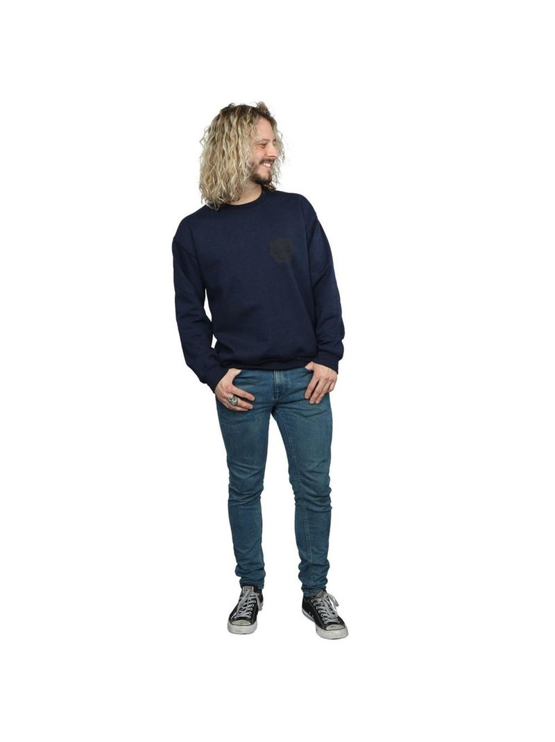 Marvel - Sweat BLACK ON BLACK Bleu marine - Kiabi