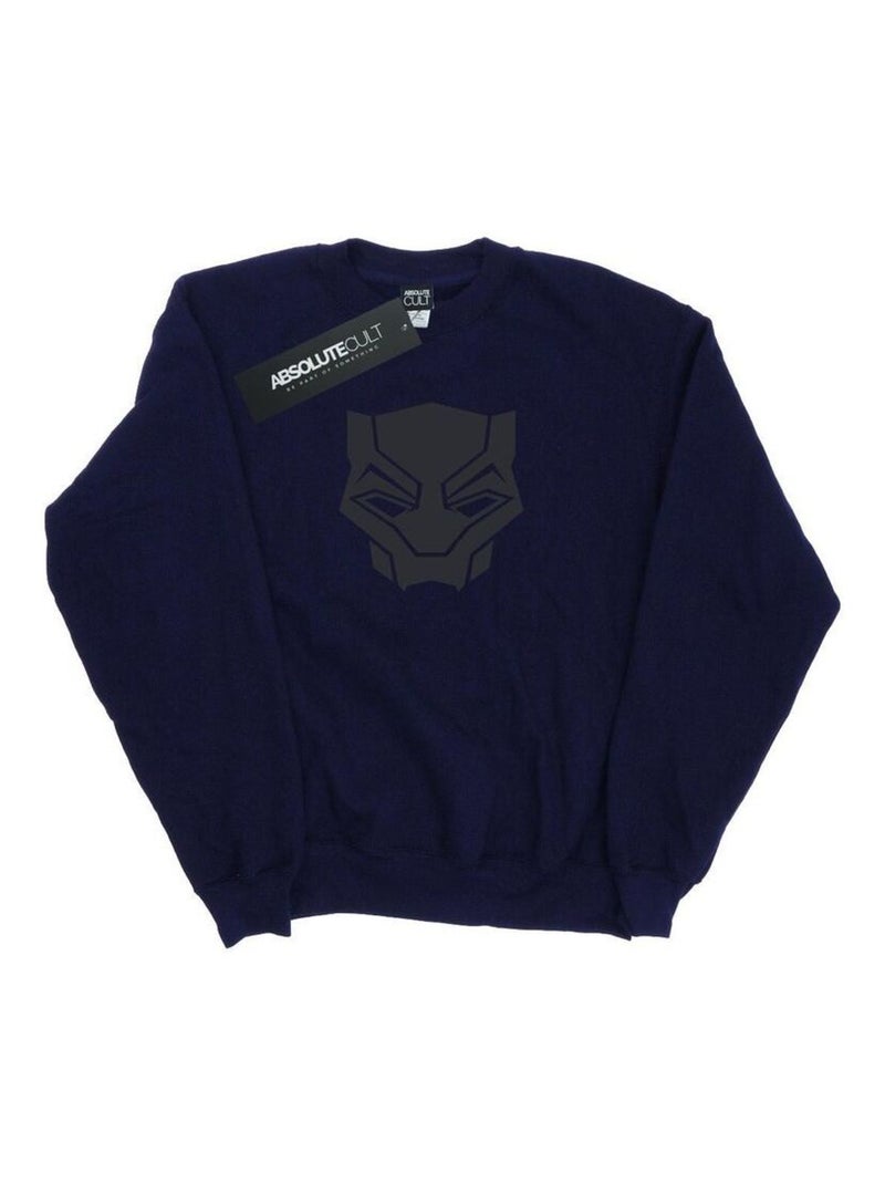 Marvel - Sweat BLACK ON BLACK Bleu marine - Kiabi