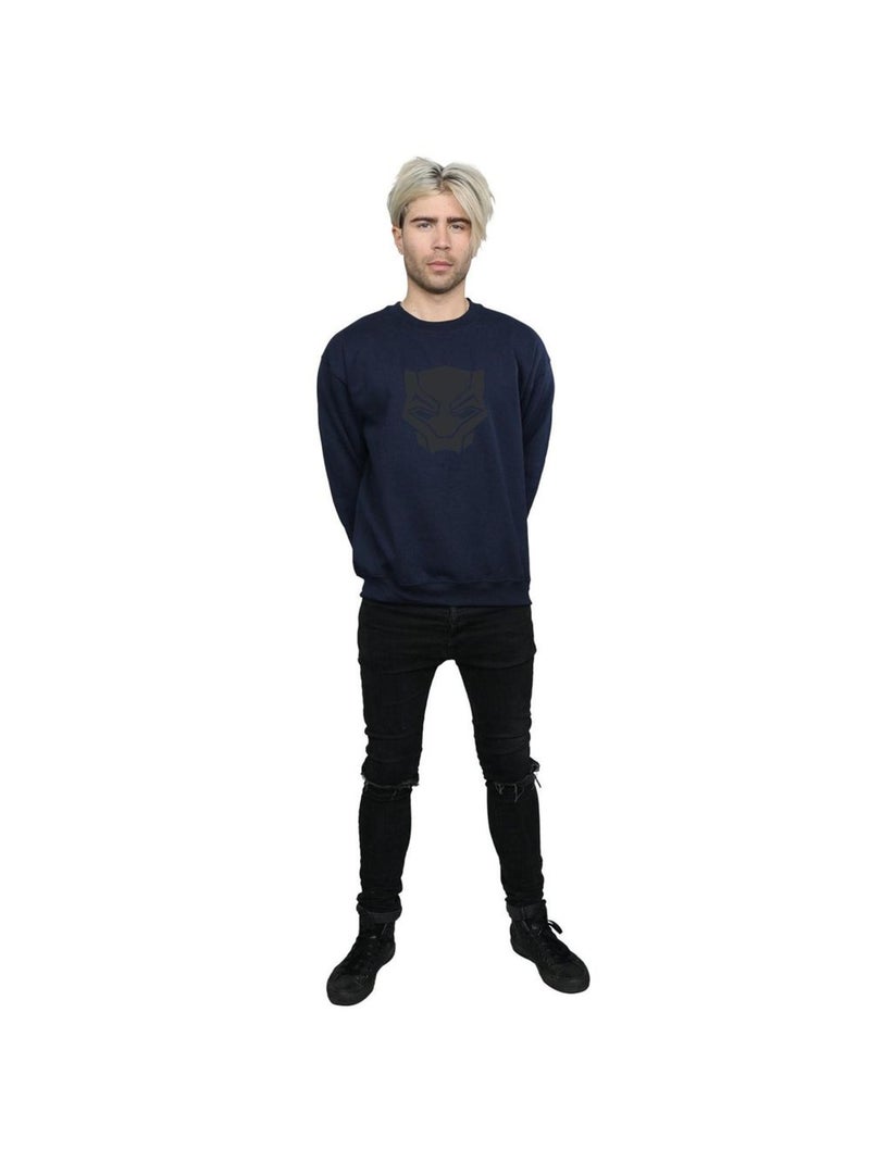 Marvel - Sweat BLACK ON BLACK Bleu marine - Kiabi