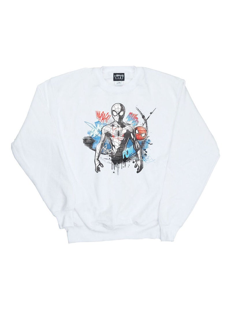 Marvel - Sweat Blanc - Kiabi
