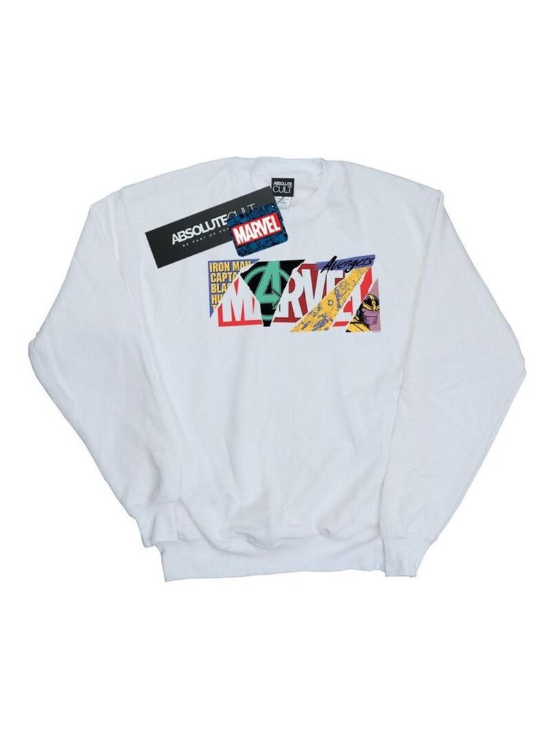 Marvel - Sweat Blanc - Kiabi