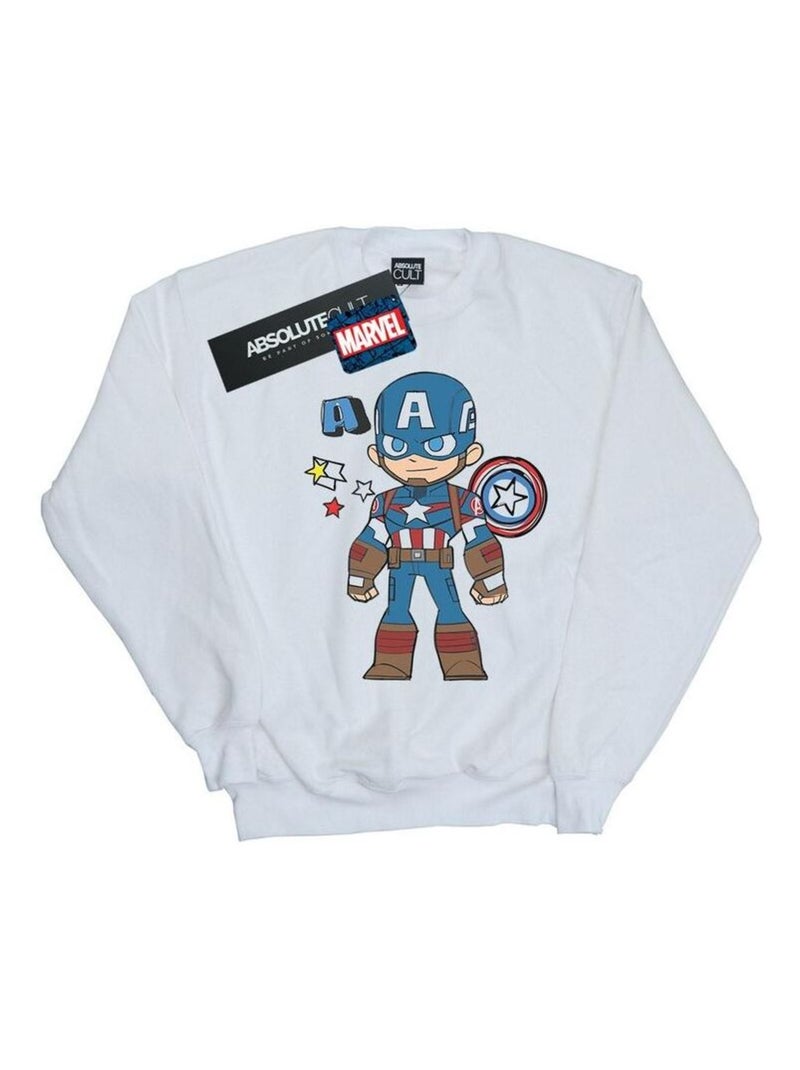 Marvel - Sweat Blanc - Kiabi