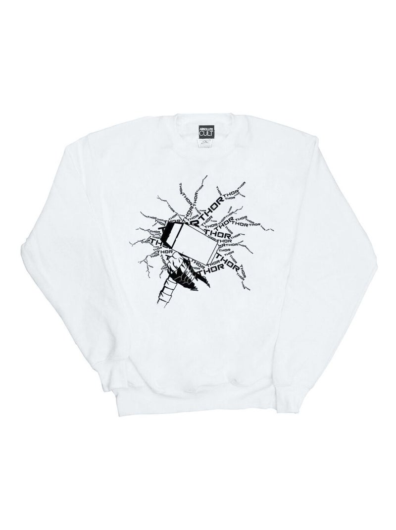 Marvel - Sweat Blanc - Kiabi