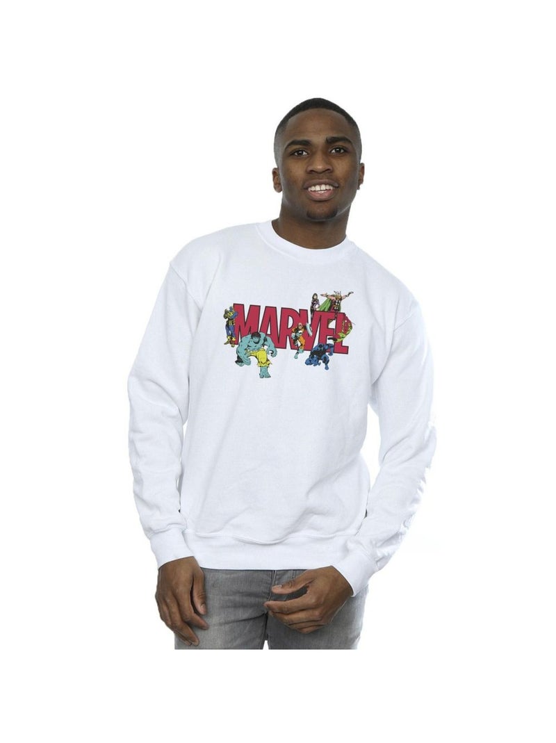 Marvel - Sweat Blanc - Kiabi