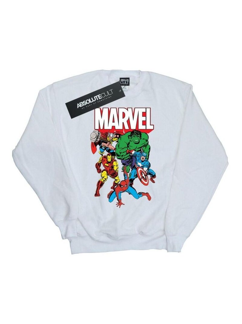 Marvel - Sweat Blanc - Kiabi