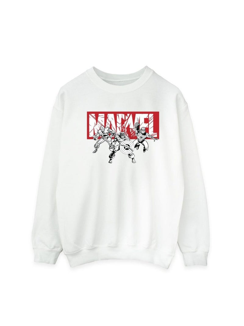 Marvel - Sweat Blanc - Kiabi