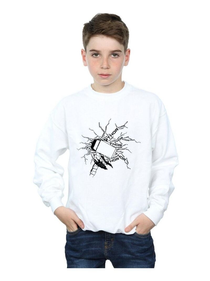Marvel - Sweat Blanc - Kiabi