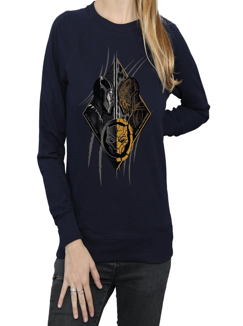 Marvel - Sweat Bleu marine - Kiabi