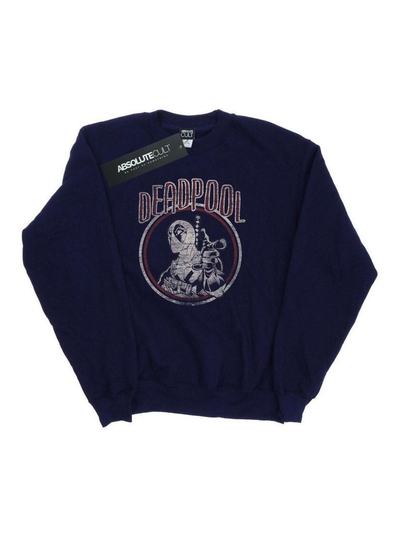 Marvel - Sweat Bleu marine - Kiabi