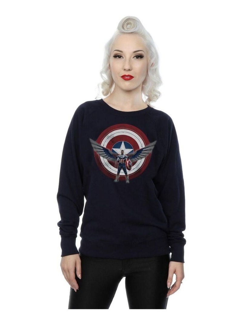 Marvel - Sweat Bleu marine - Kiabi