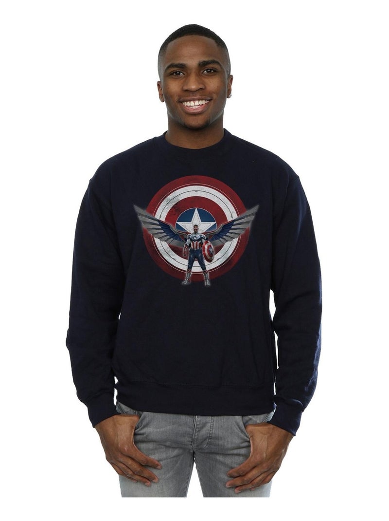 Marvel - Sweat Bleu marine - Kiabi