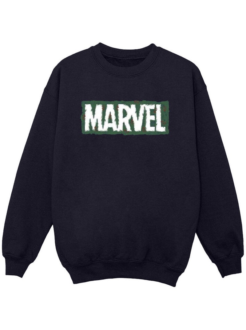 Marvel - Sweat Bleu marine - Kiabi