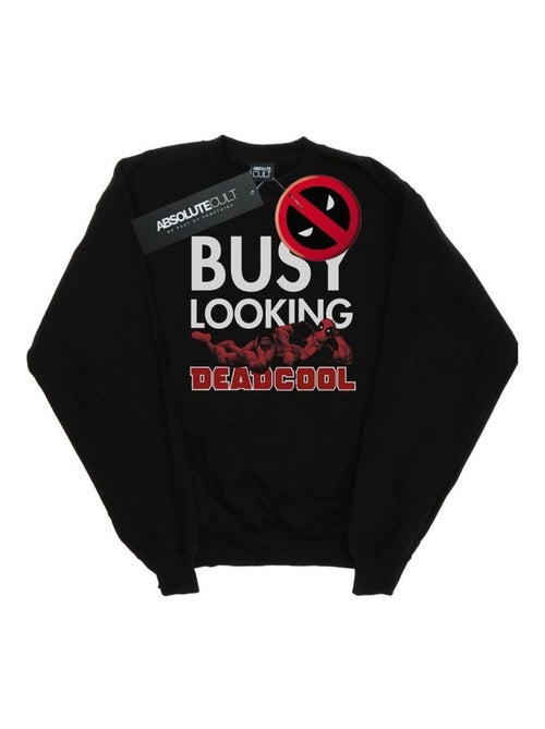 Marvel - Sweat BUSY LOOKING DEADCOOL - Kiabi Marvel - Sweat BUSY LOOKING DEADCOOL - Kiabi