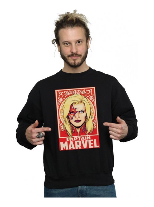Marvel - Sweat CAPTAIN MARVEL ORNAMENT - Kiabi