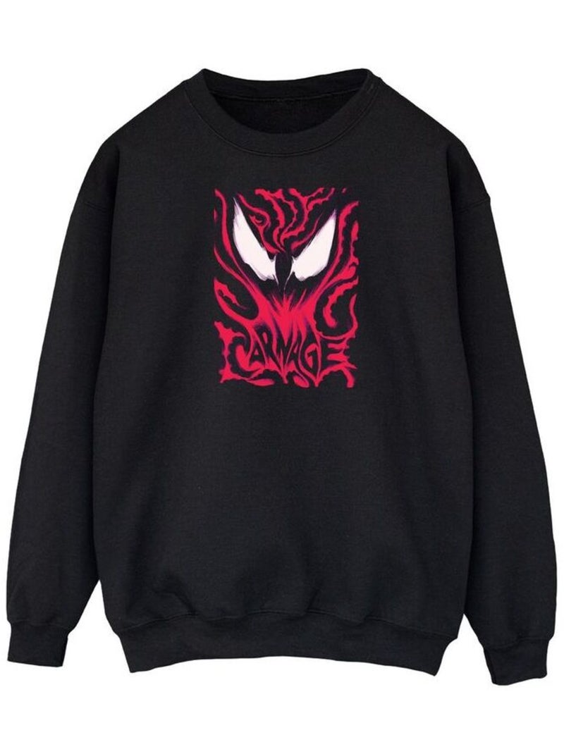 Marvel - Sweat CARNAGE Noir - Kiabi