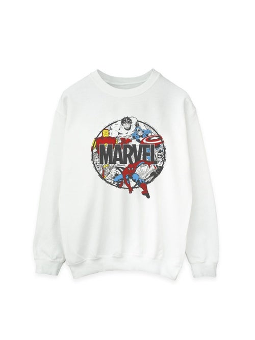 Marvel - Sweat CHARACTER CIRCLE - Kiabi Marvel - Sweat CHARACTER CIRCLE - Kiabi