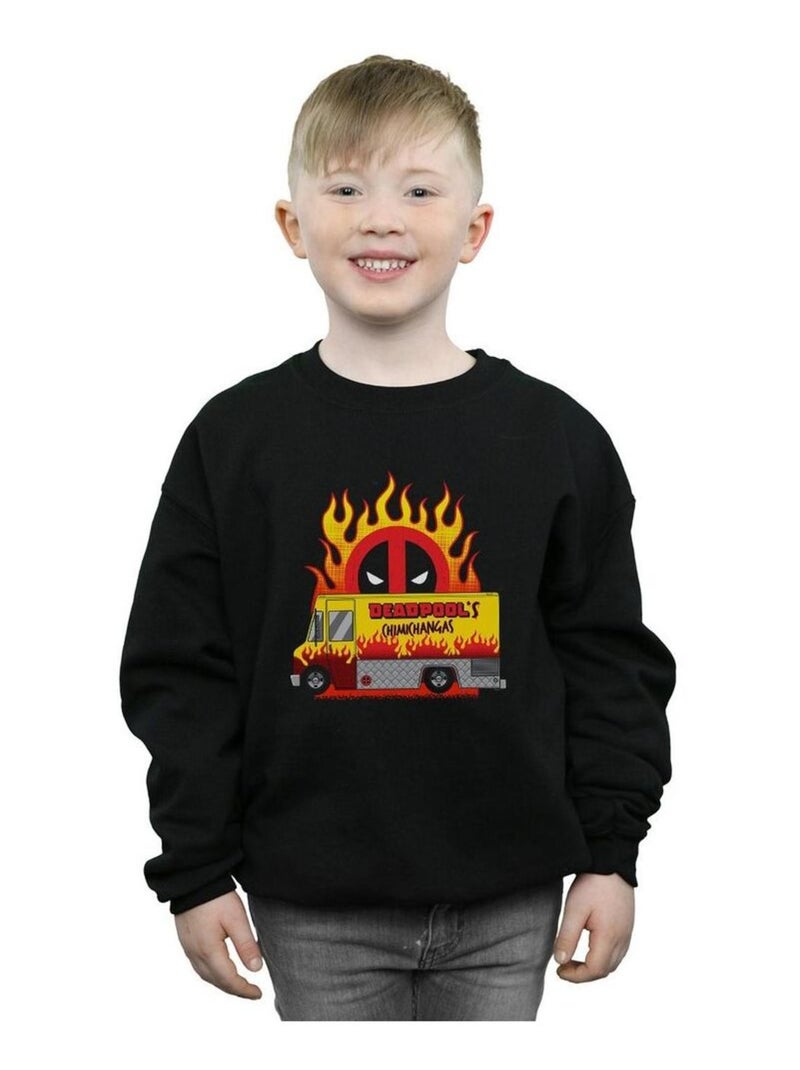 Marvel - Sweat CHIMACHANGAS Noir - Kiabi