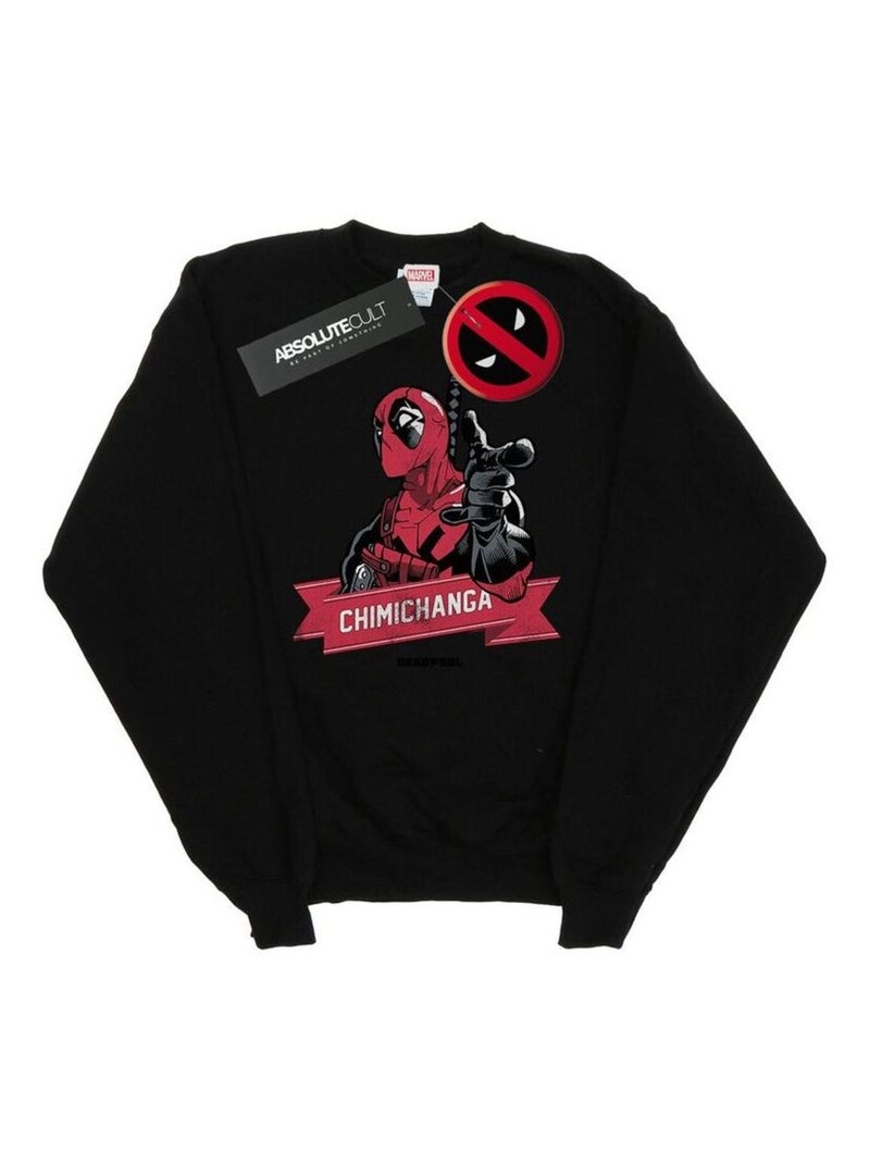 Marvel - Sweat CHIMICHANGA FINGER Noir - Kiabi