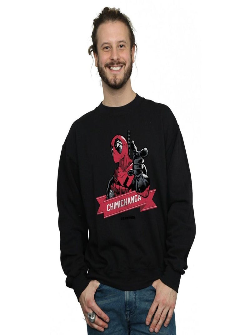 Marvel - Sweat CHIMICHANGA FINGER Noir - Kiabi