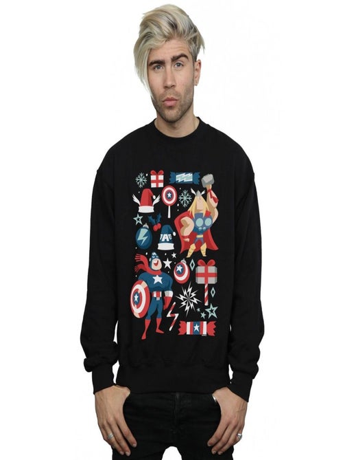 Marvel - Sweat CHRISTMAS DAY - Kiabi Marvel - Sweat CHRISTMAS DAY - Kiabi