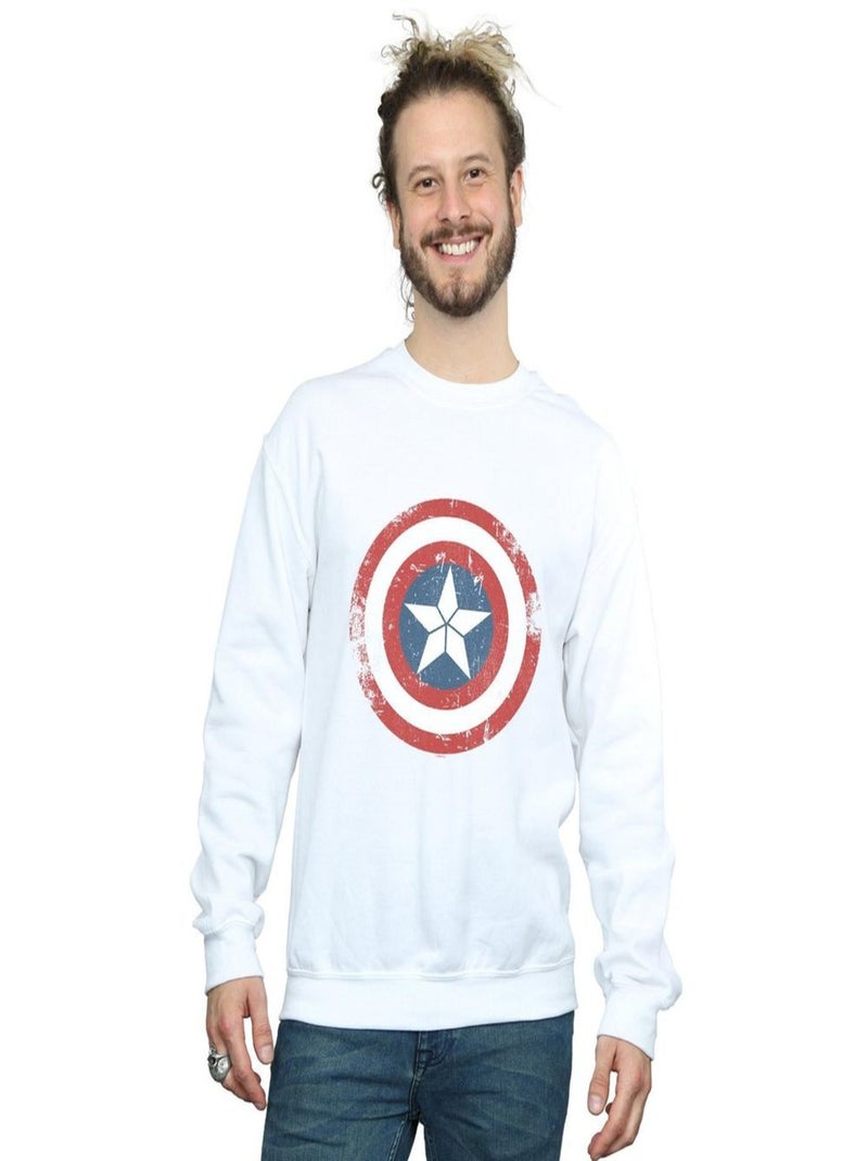 Marvel - Sweat CIVIL WAR Blanc - Kiabi
