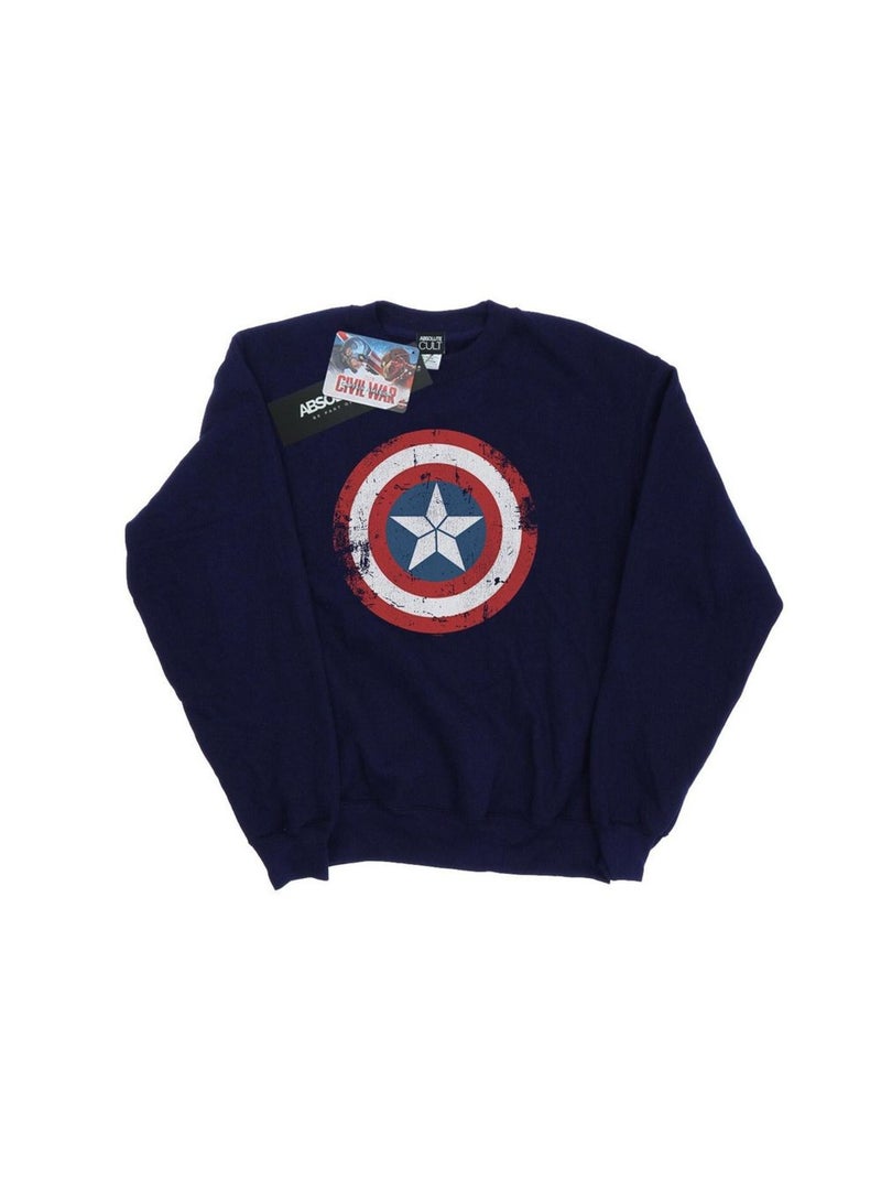 Marvel - Sweat CIVIL WAR Bleu marine - Kiabi