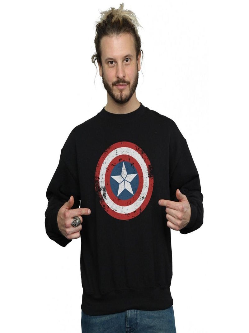 Marvel - Sweat CIVIL WAR Noir - Kiabi