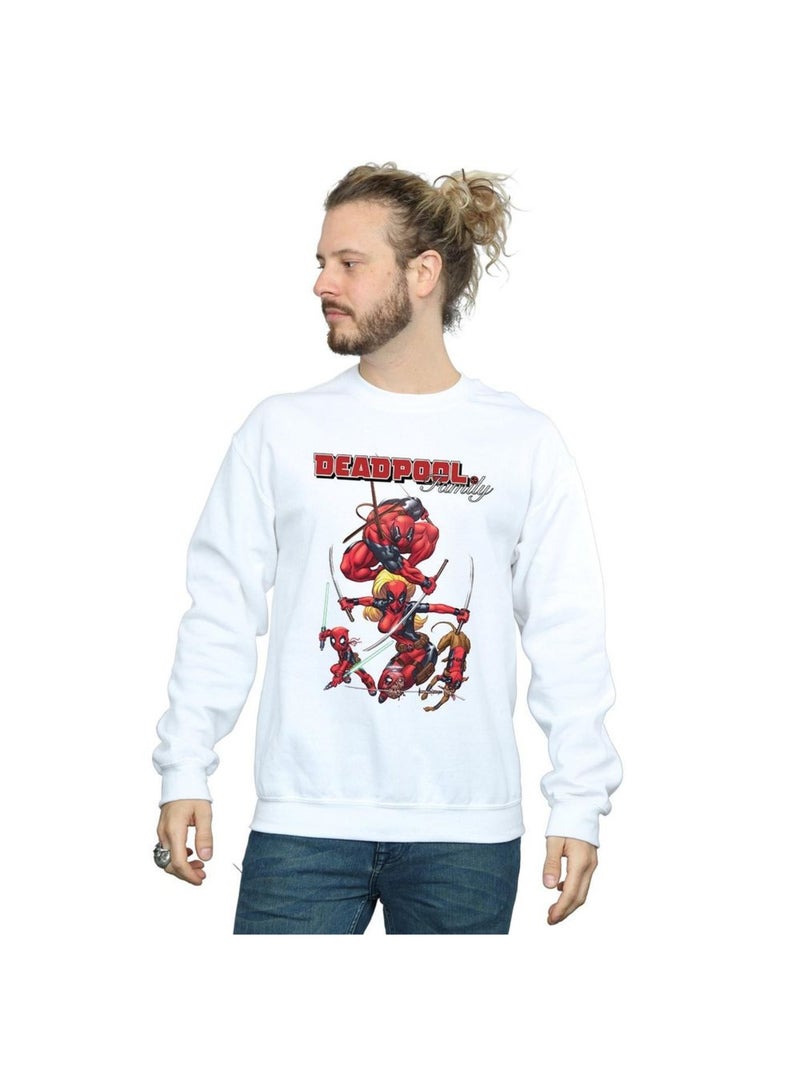 Marvel - Sweat FAMILY Blanc - Kiabi