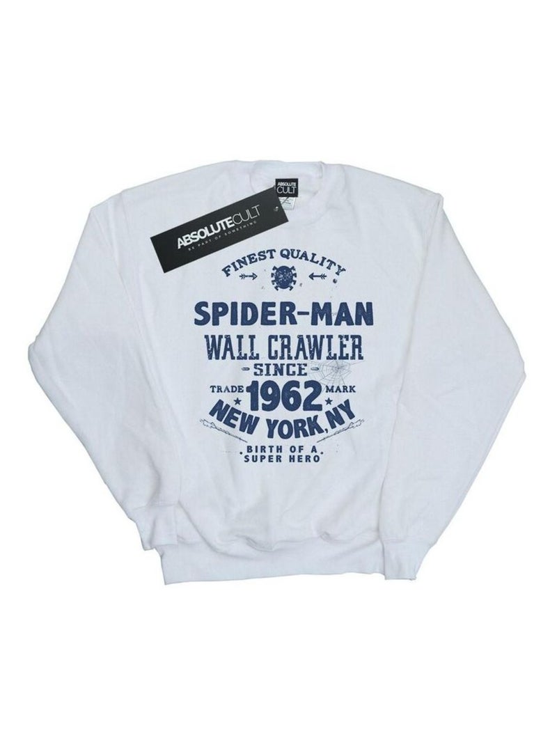 Marvel - Sweat FINEST QUALITY Blanc - Kiabi