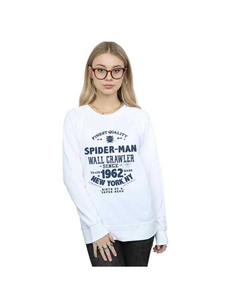 Marvel - Sweat FINEST QUALITY Blanc - Kiabi