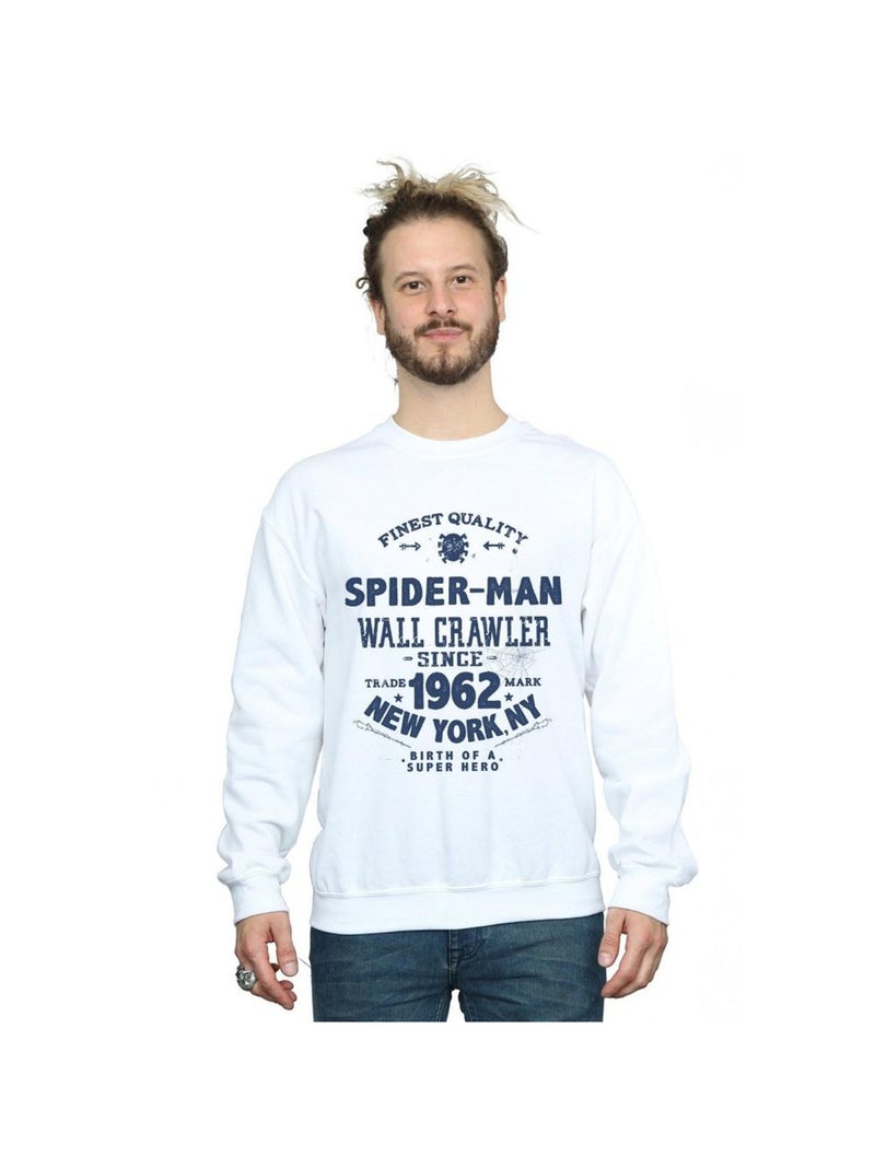 Marvel - Sweat FINEST QUALITY Blanc - Kiabi
