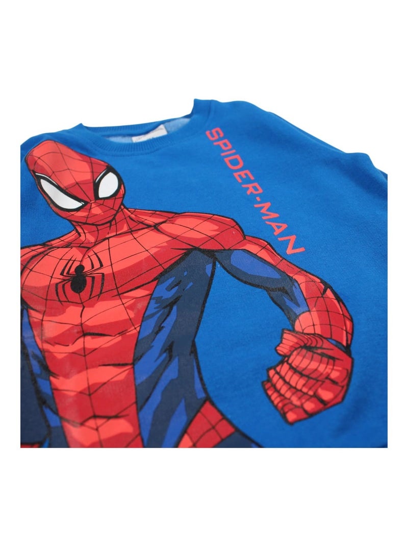 Marvel - Sweat garçon Spiderman Bleu - Kiabi