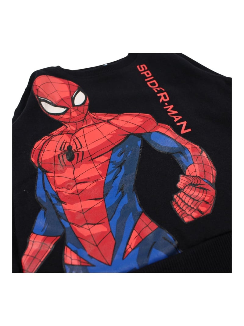Marvel - Sweat garçon Spiderman Noir - Kiabi