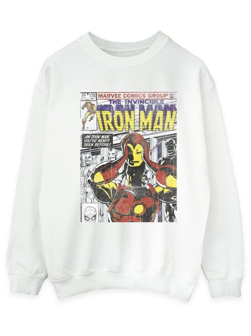 Marvel - Sweat GEAR OFF Blanc - Kiabi