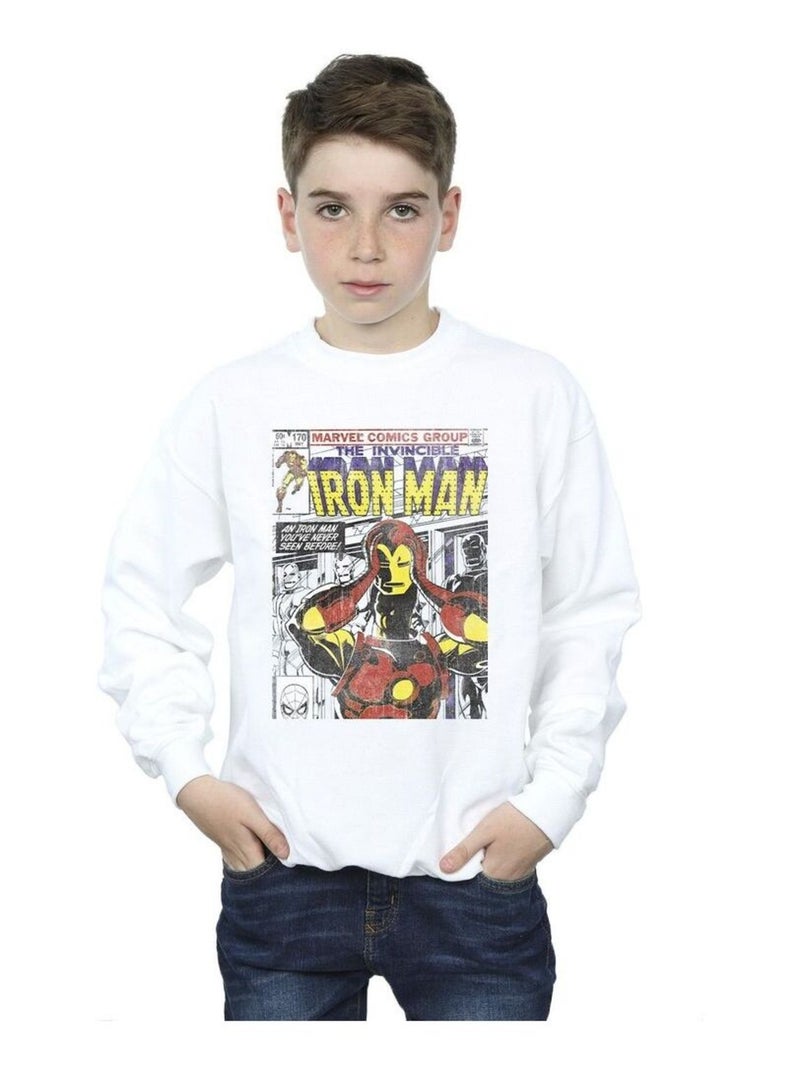 Marvel - Sweat GEAR OFF Blanc - Kiabi