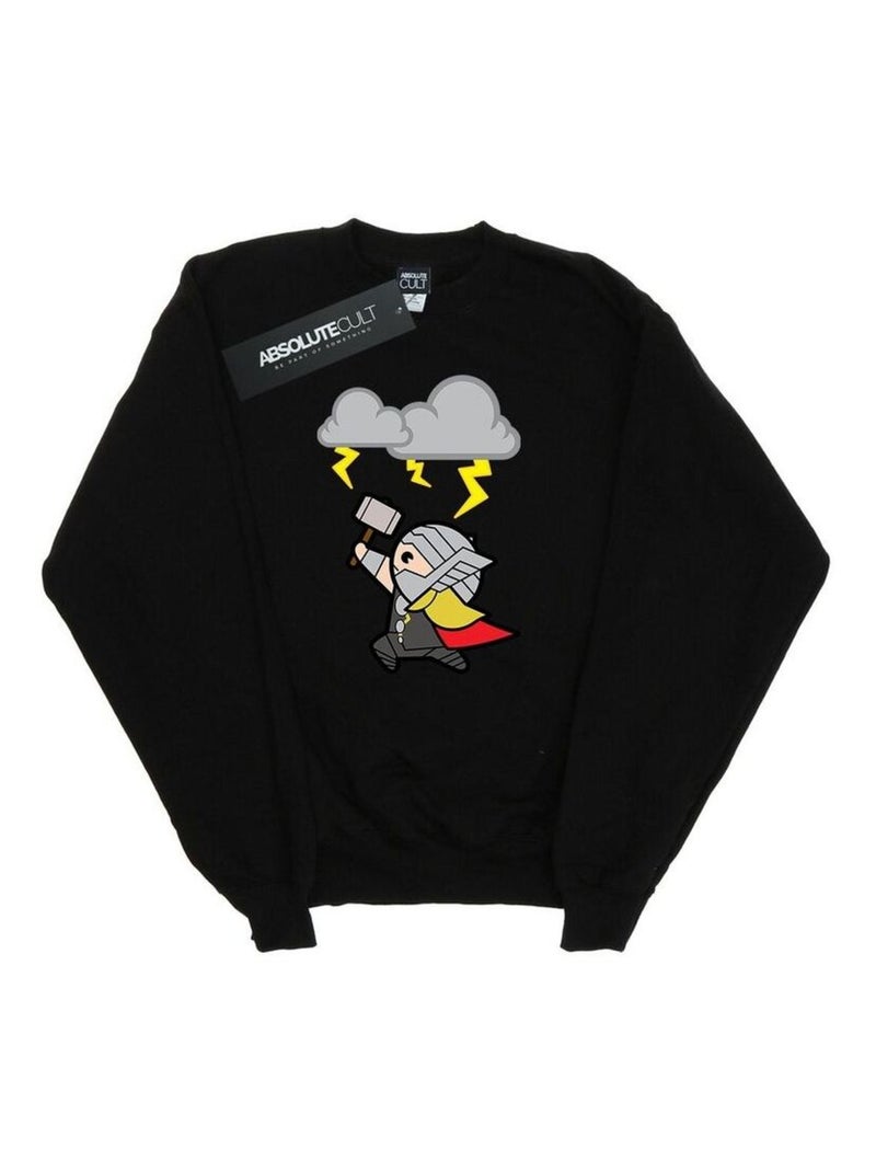 Marvel - Sweat GOD OF THUNDER Noir - Kiabi