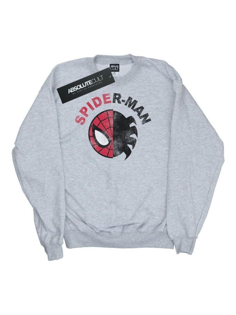 Marvel - Sweat Gris chiné - Kiabi