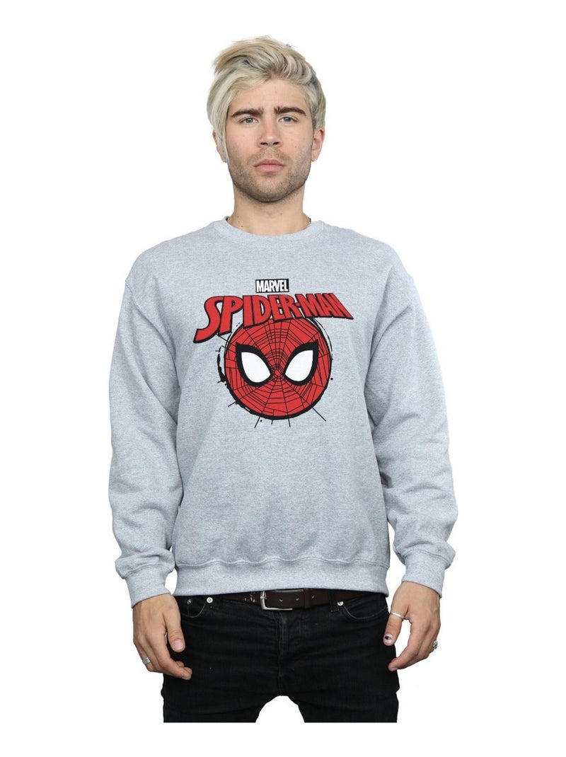 Marvel - Sweat Gris chiné - Kiabi