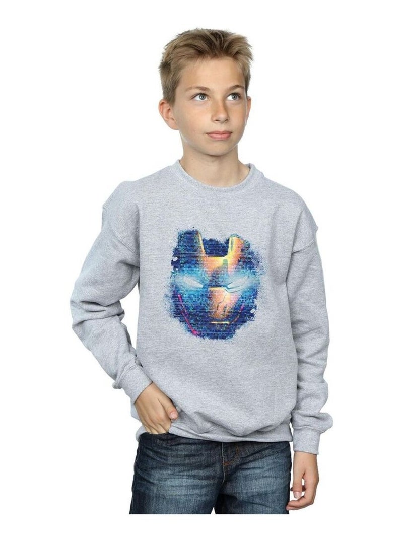 Marvel - Sweat Gris chiné - Kiabi