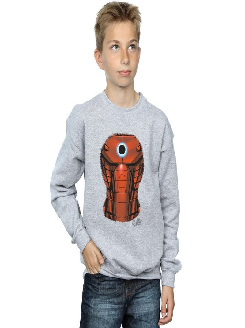Marvel - Sweat Gris chiné - Kiabi