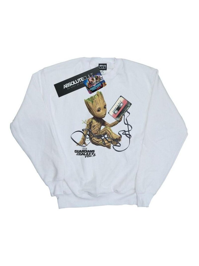 Marvel - Sweat GUARDIANS OF THE GALAXY Blanc - Kiabi
