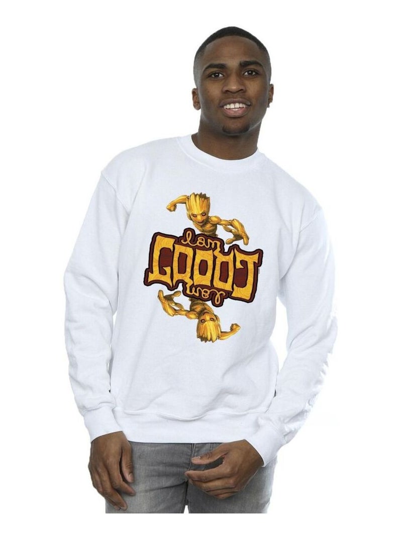 Marvel - Sweat GUARDIANS OF THE GALAXY Blanc - Kiabi