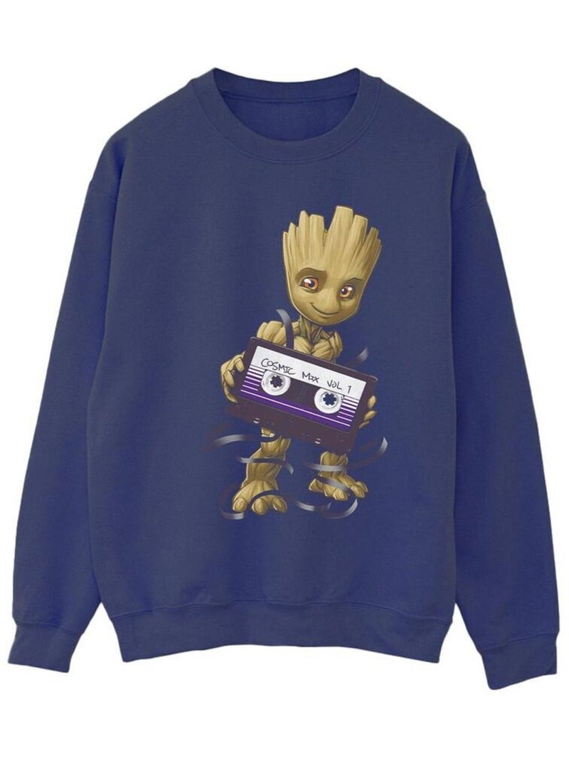Marvel - Sweat GUARDIANS OF THE GALAXY Bleu marine - Kiabi