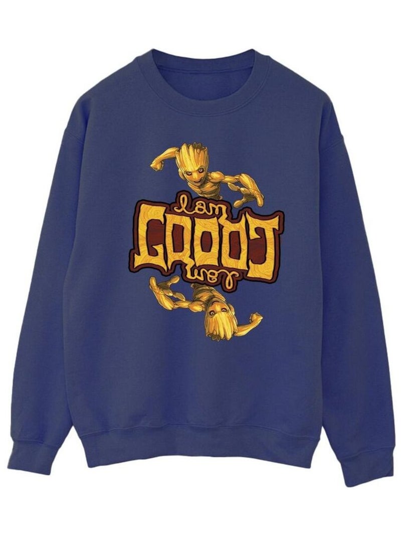 Marvel - Sweat GUARDIANS OF THE GALAXY Bleu marine - Kiabi
