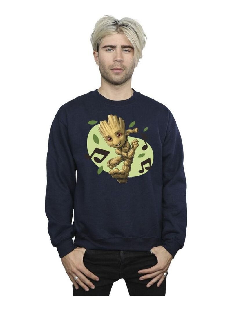 Marvel - Sweat GUARDIANS OF THE GALAXY Bleu marine - Kiabi